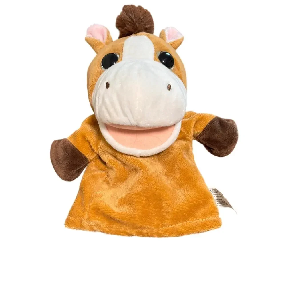 Kellytoy 11” Horse hand puppet mouth opens /  Movable Arms